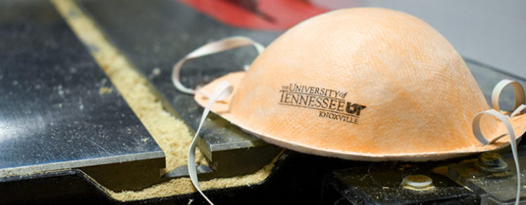 N95 mask with UT logo